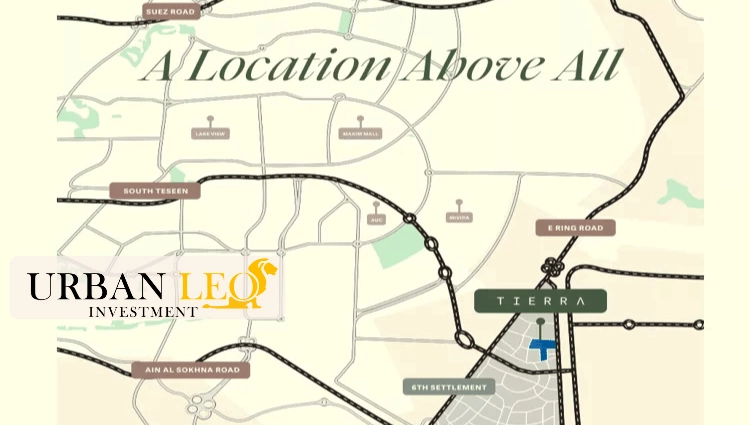 موقع كمبوند تييرا التجمع السادس