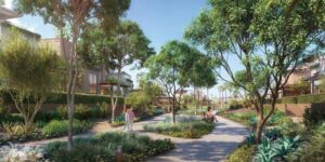 كمبوند كريسنت ووك التجمع السادس Crescent walk New Cairo