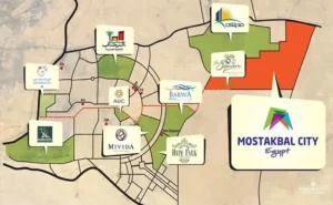 موقع كمبوند جرين سكوير المستقبل سيتي
