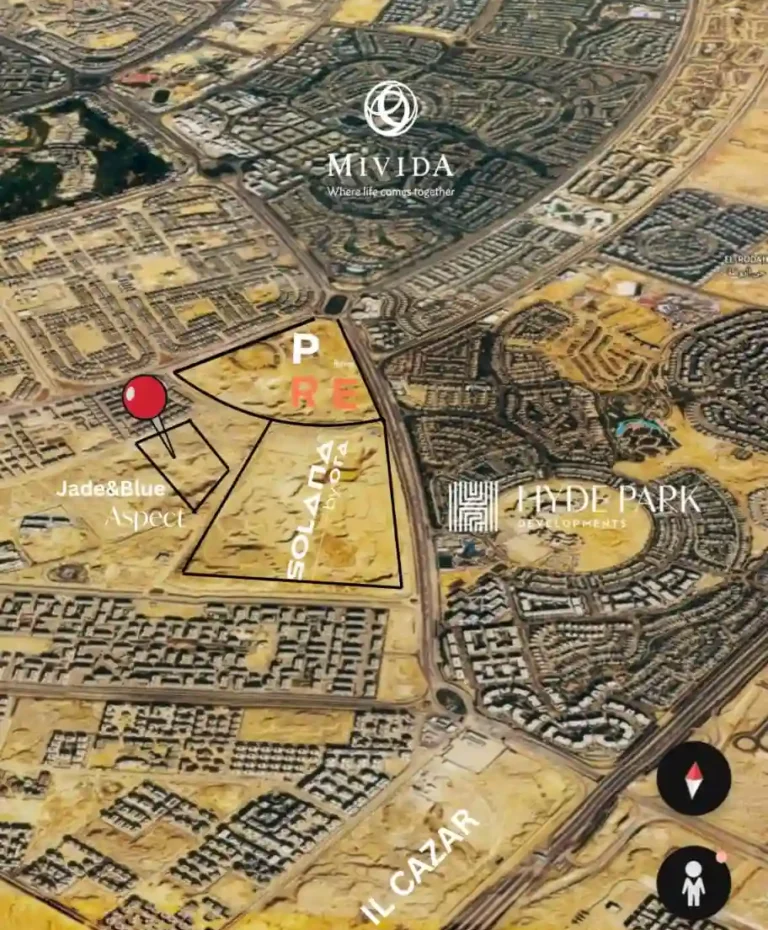موقع كمبوند جادي اند بلو التجمع الخامس