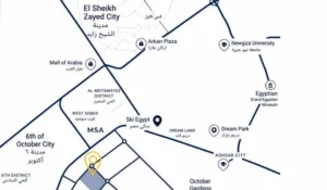 موقع كمبوند كاليستا جاردنز أكتوبر